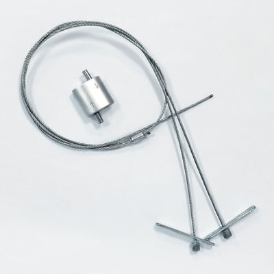 Y Montage van Kit Steel Wire Cable Gripper van de Stijlopschorting de Lichte Hangende