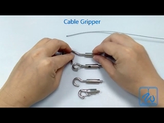 de klem van de draadkabel