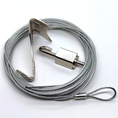 De Draadkabel van galerijart hook cable gripper nylon met het Van een lus voorzien voor het Hangen van Beeld