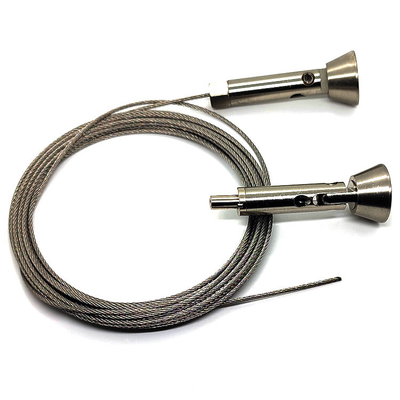 Van de de Draadkabel van Kit With Galvanized Winch Cable van de luchtopschorting van de de Slinger Regelbare Kabel de Tang Hangende Draad