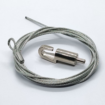 De Slinger van de staalkabel met past Kabeltang Beeld Hangende Systemen aan