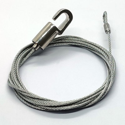 De Slinger van de staalkabel met past Kabeltang Beeld Hangende Systemen aan