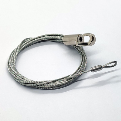 De Slinger van de staalkabel met past Kabeltang Beeld Hangende Systemen aan