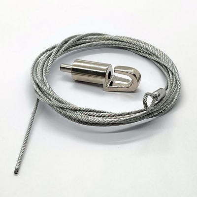 De Slinger van de staalkabel met past Kabeltang Beeld Hangende Systemen aan
