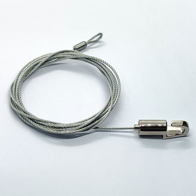 De Slinger van de staalkabel met past Kabeltang Beeld Hangende Systemen aan