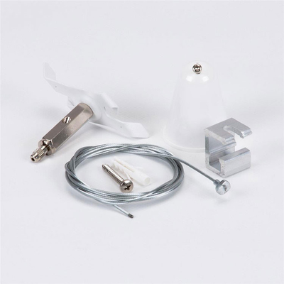 Van de LEIDENE de Draad die van de Opschortingsuitrustingen Spoorverlichting Kit Cable Grippers With Track-Klem hangen