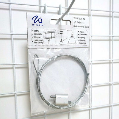 Vrije Hulpmiddelenopschorting Kit Gripper Cable Display System voor het Hangen van Huisbeelden en het Aansteken