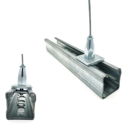 De Opschorting die van de Supportagebevestiging Kit With Stainless Steel Wire-Kabeloogjes en de Hanger van de Tangkabel hangen