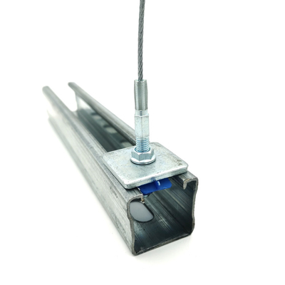 Staalkabel voor Slinger en Urbantrapeze-Kabel Van een lus voorziende Tang voor Supportage-Systemen van de Bevestigings de Autoopschorting