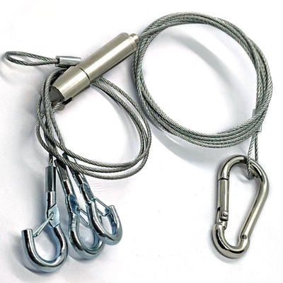 Pot die van de staalkabel de Regelbare Installatie Kit With Hook For Safety hangen