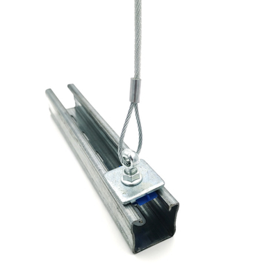 De hoge Trekkende Seismische Vastbindende Kabel Kit System With Restraint Bracket van de Kabel Van een lus voorziende Tang