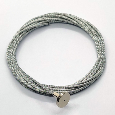 T de Kabelslinger 7X7 Lanyard Stainless Steel Wire Rope van de Vorm Eind Flexibele Draad