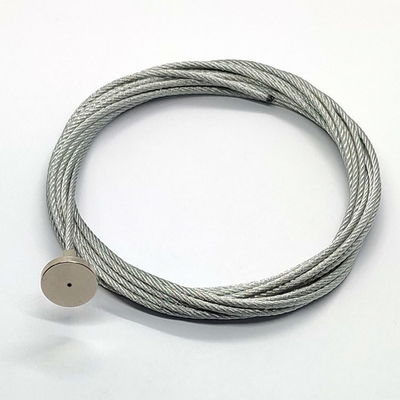 T de Kabelslinger 7X7 Lanyard Stainless Steel Wire Rope van de Vorm Eind Flexibele Draad