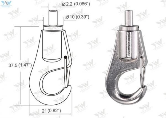 Compatibel met verschillende kabeltypen Draadkabelgrijpers met verlichtingshanger