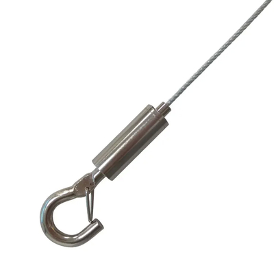 Metalen nikkel plafond bevestiging M10 draad kabel grips gat