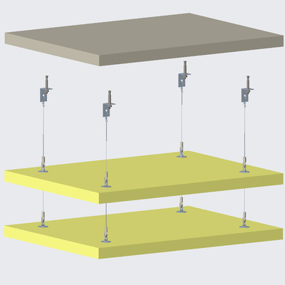 Verbind absorber Anker 40.5 * 37mm van zink legering materiaal met verstelbare draad kit