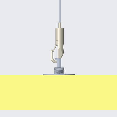 Ophanging met aansluiting aanpassen bracket verstelbare haak grijper draad hanger