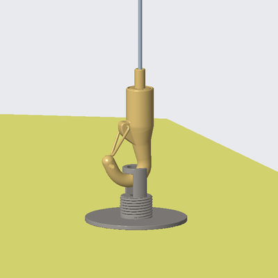 Makkelijk te repareren verbinding absorber anker akoestisch paneel draad kit hangend systeem