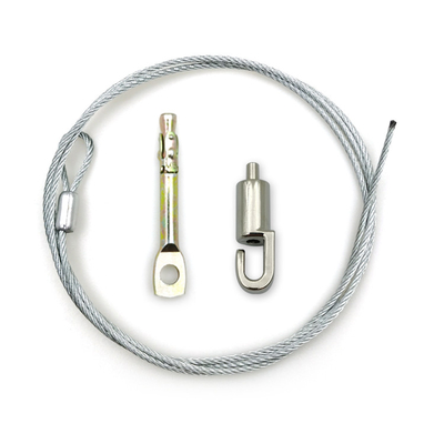 Verbind absorber met verstelbare draad kit voor akoestisch plafond ophangingssysteem