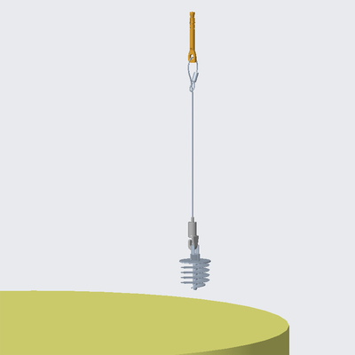 Verbind absorber met verstelbare draad kit voor akoestisch plafond ophangingssysteem