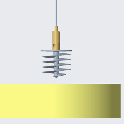 Verbind geluidsdempende met verstelbare draad kit voor paneel plafond systeem