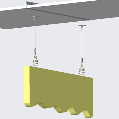 T Bar Twist Clip met gripple barrel end bevestiging voor hangend plafond raster