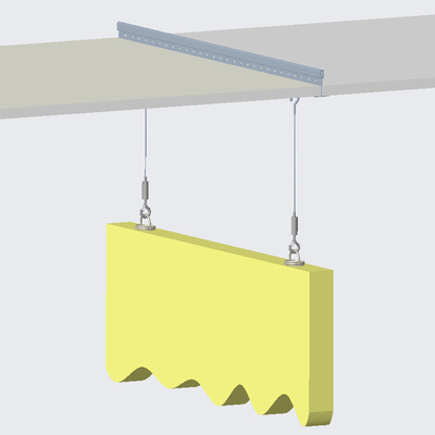 T Bar Twist Clip met gripple barrel end bevestiging voor hangend plafond raster