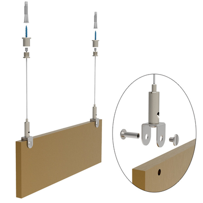 Metalen plafondsystemen Muurbeugel Kabelgrijp voor plafondbeugel Fixtures
