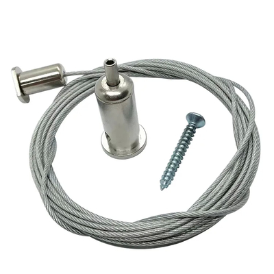 7x7 of 7x19 Flexi-Grip,Vork Gripper met Clamp Nickel Plated Kabel Constructie en Afwerking