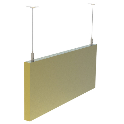 Aanpasbare akoestische geluidsabsorberende wandpanelen met verstelbare draadkit voor led plafondpanelen