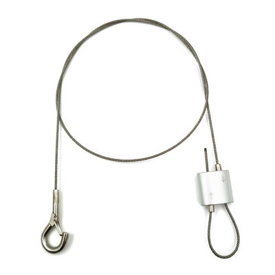 Suspensie kit voor hangend luidspreker Veiligheidsdraad touw met loopende grijper voor plafond luidspreker gemonteerd plafond voor hangend licht slot camera Diy luidspreker In de hal bar expositiewinkel