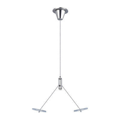 Y-kabelkits van roestvrij staal met grips voor verlichtingsophanging