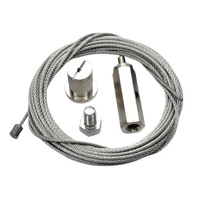 Stainless Steel Cable Gripper Suspension Kit voor verlichtingssystemen