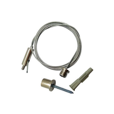 Roestvrijstalen kabelophanging verlichtingskit voor systeemplafond