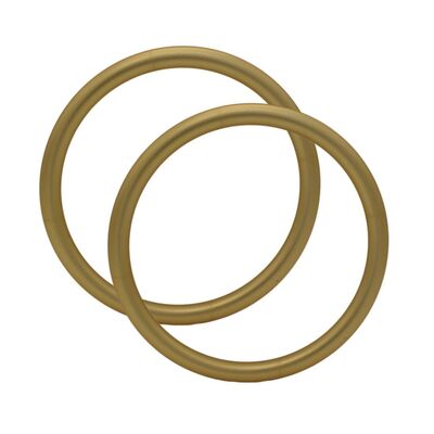 Matte gouden geanodiseerde afwerking aluminium slingringen verstelbaar