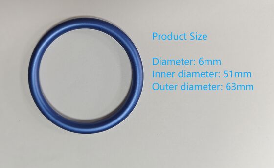 Aanpasbare Blauwe Geanodiseerde Afwerking Ring Sling Ringen Comfortabel Duurzaam Voor Babydrager