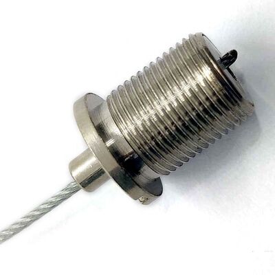 Snelle Koperen Linker Mannelijke Schroefdraad Kabelklem Gereedschap Messing Materiaal Staalkabel Clip voor Verlichtingsaccessoires