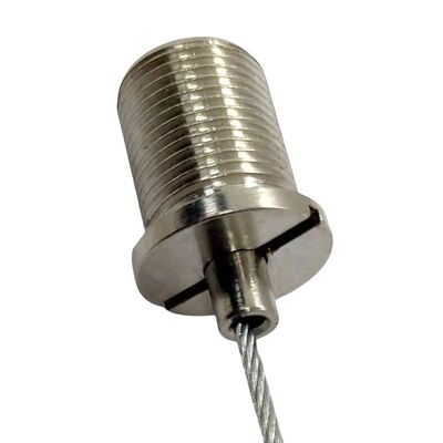 Snelle Koperen Linker Mannelijke Schroefdraad Kabelklem Gereedschap Messing Materiaal Staalkabel Clip voor Verlichtingsaccessoires