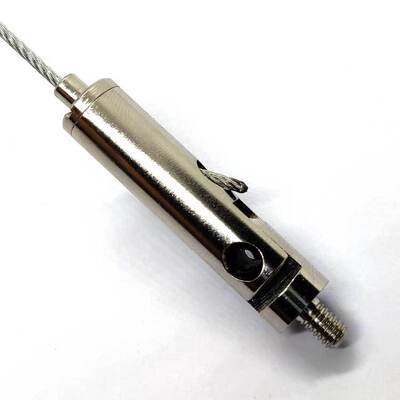 Roestvrijstalen kabelklem met buitendraad voor systeemplafond organizer, staalkabelklemmen inbegrepen