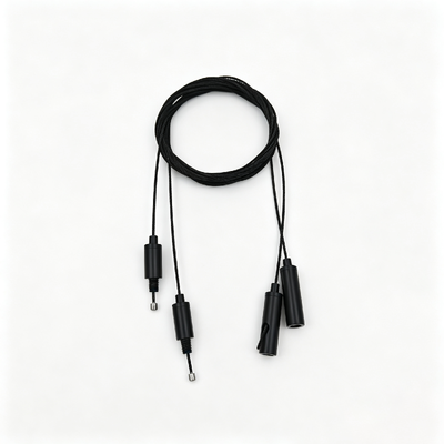 OEM Custom Zwart Verstelbare Kabel Gripper Draadtouw Hangende Hardware Kit Indoor Plafondlamp Suspension Fitting Accessory