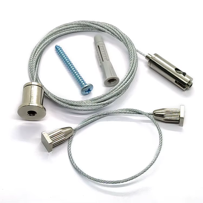 Custom Led Lamp Hardware Plafondverlichting Hangende draden Kleine kabelgrijper Accessoire voor binnenpaneel lichtmontage