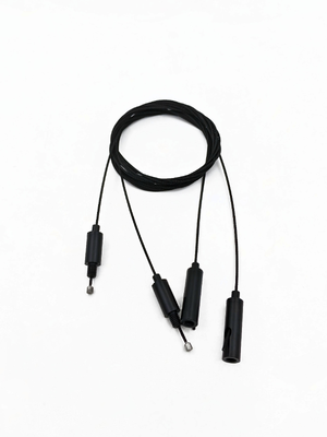 Fabriek OEM Aangepaste Zwarte Verstelbare Kabelgrijper Compleet Messing Staalkabel EDP-Gecoat Binnen Plafondlamp Ophangaccessoire