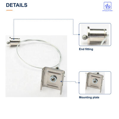 Cable Suspension Assembly with Formed Mounting Plate