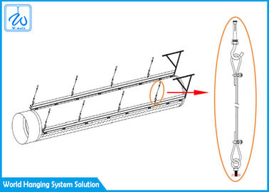 De Kabel Hangende Systemen van de ventilatiepijpleiding, Tentoonstellingszalen die Spoorsysteem hangen