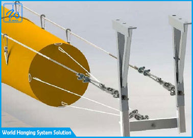 De industriële van de de UitrustingsLuchtleiding van HVAC Hangende van de de Staartopschorting Diameter van de Systeem 2/5mm Kabel