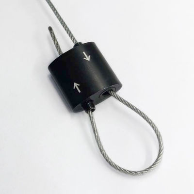 Van een lus voorziende van de de Tangstaalkabel van de Type Zwarte Kabel Gemakkelijke de Regelaar Hangende Uitrusting