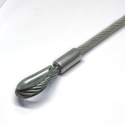 De openluchtketting Lanyard Kit With Hook End van Gebruiksroestvrij staal Met een laag bedekte pvc