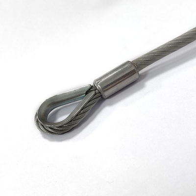 De openluchtketting Lanyard Kit With Hook End van Gebruiksroestvrij staal Met een laag bedekte pvc