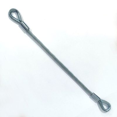 De openluchtketting Lanyard Kit With Hook End van Gebruiksroestvrij staal Met een laag bedekte pvc