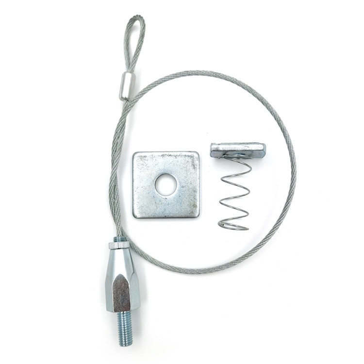 De Opschorting die van de Supportagebevestiging Kit With Stainless Steel Wire-Kabeloogjes en de Hanger van de Tangkabel hangen